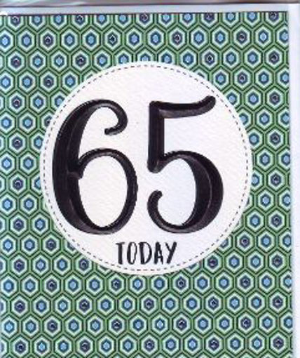 Picture of 65TH BIRTHDAY CARD